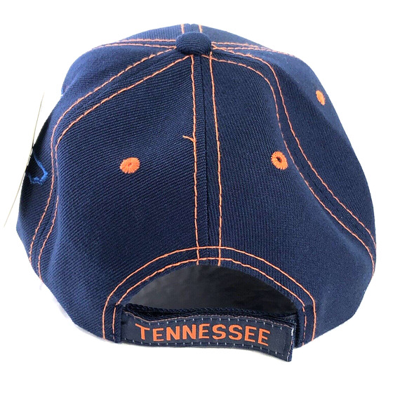Tennessee Embroidered Navy Adjustable Cap Hat Republic HR State Outline NEW - Picture 4 of 13